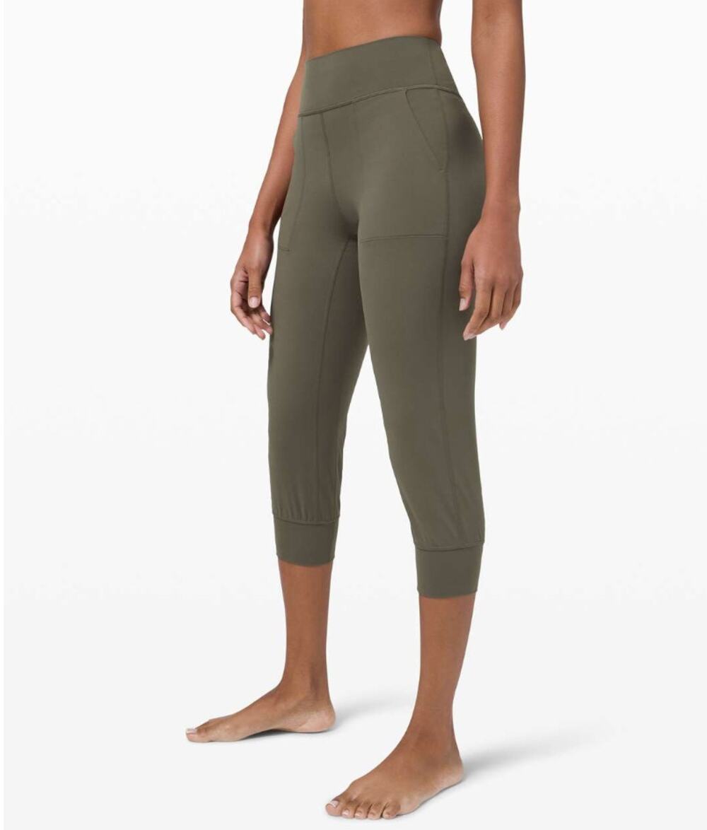 Lululemon Align Jogger Cropped 0 Army Green
